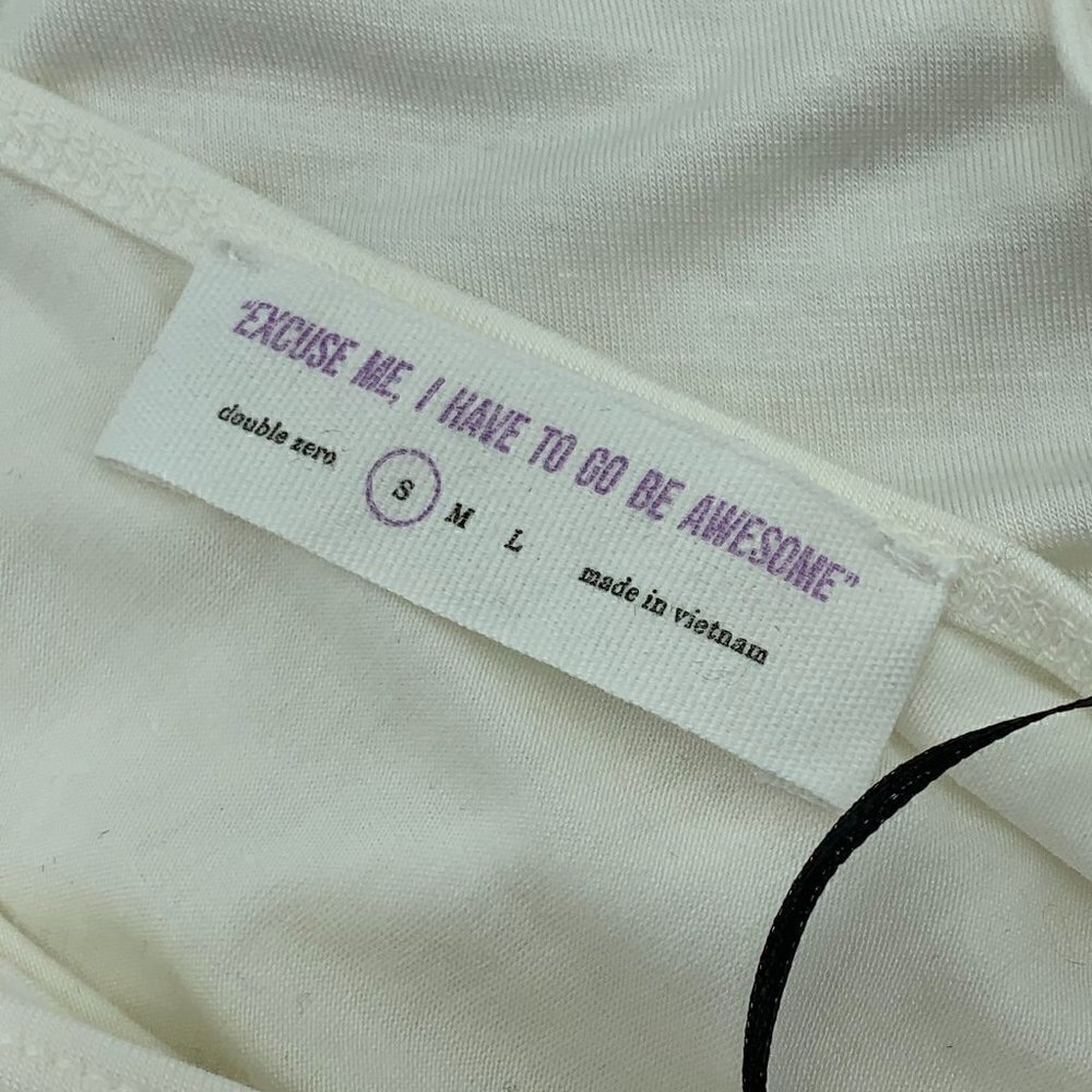 Double Zero Cream Racerback Camisole - Picture 4 of 6